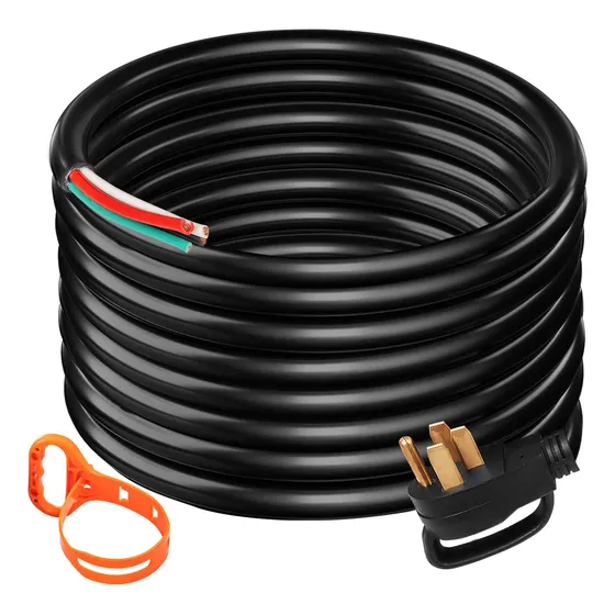 Cable De Extensión Para Generador Vevor, 15 Pies, 50 A, Cali