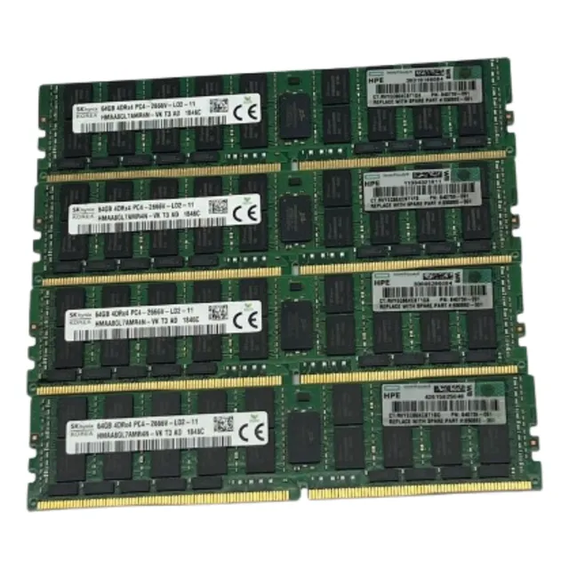 Memoria Ram 256gb Pc4-2666v Ecc/reg Servidor Lte4/64gb 4drx4