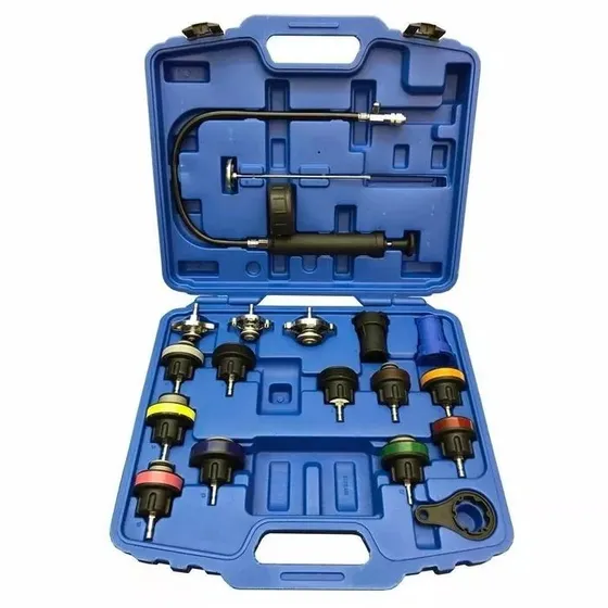Probador De Fuga Circuito De Agua Radiador 18 Pcs + Ahora