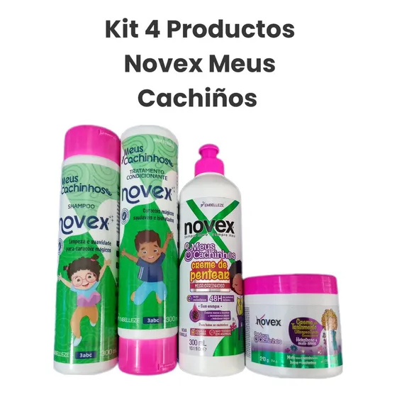 Novex Meus Cachiños 4 Productos