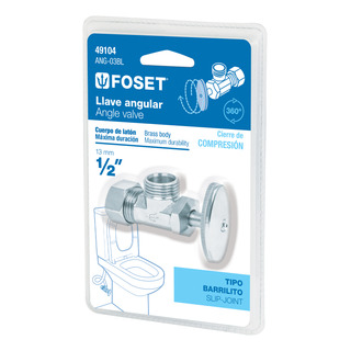 Llave Angular Barrilito Sin Contratuerca Foset 49104 Llave Angular Barrilito Sin Contratuerca Foset 49104