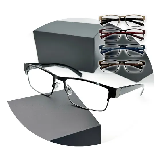 Armação Óculos Grau Masculina Feminina Metal Aço Resistente