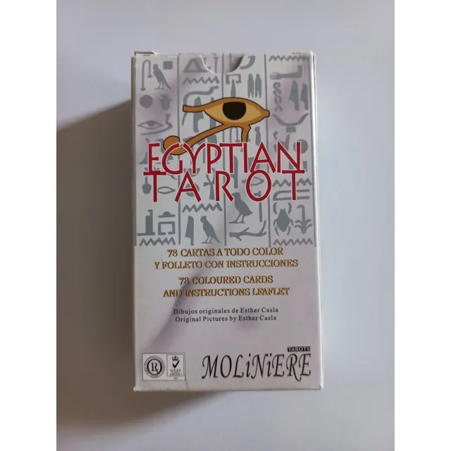Cartas. Tarot Egyptian. Moliniere. 78 Cartas Y Folleto .