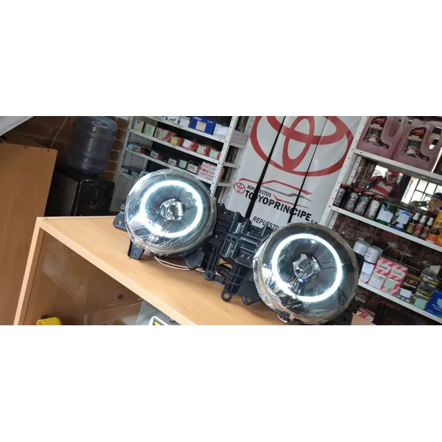Faros (par) Fj Cruiser 08-15 Luz Ojo De Angel Taiwan