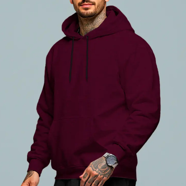 Conjunto Calça E Blusa De Moletom Liso Masculino Unissex M Bordo | Preto Conjunto Calça E Blusa De Moletom Liso Masculino Unissex M Bordo | Preto