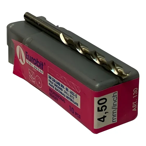 Mecha Para Metal 4.5mm X10 Pcs Profesional Eurobit - Lintax