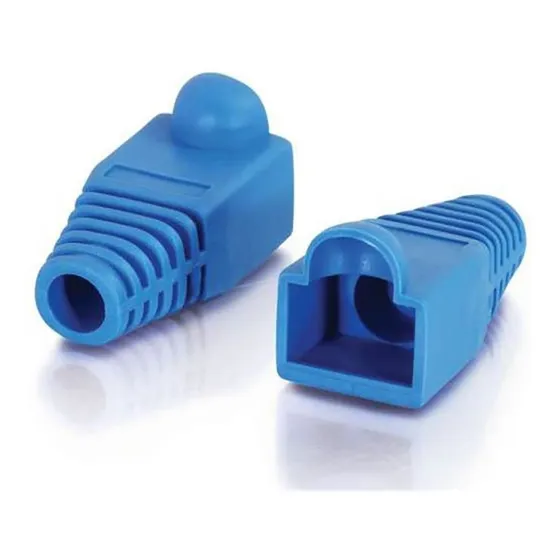 Bolsas De Botas Protectoras Conector Rj-45 Cat5e Azul Gris