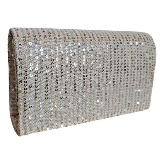 Cartera Clutch Sobre Lentejuelas Brillos Fiesta Noche Evento