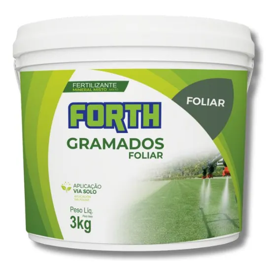 Adubo Para Grama Fertilizante Gramados Forth Foliar 3kg
