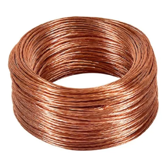 Cable De Cobre Desnudo Calibre 10 Kobrex, Rollo 100 Mts