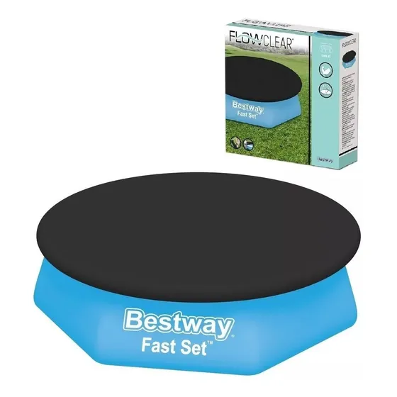 Bestway - Funda protectora para piscina redonda (244 cm)