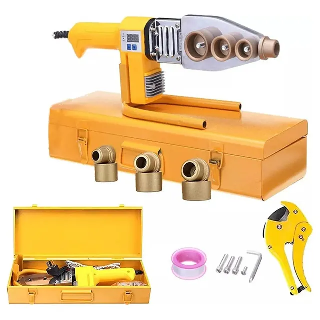 Termofusor Kit Pantalla Digital Con 6dados Y Tijeras 1000w
