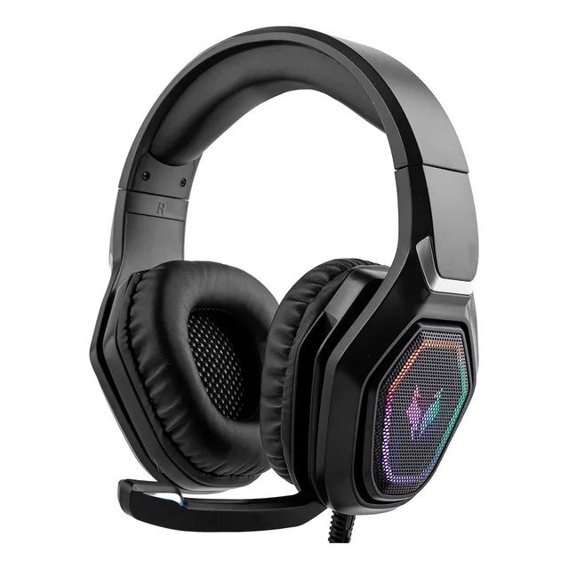 Auriculares Gamer Gadnic A8800 Play Rgb Micrófono Luz Led