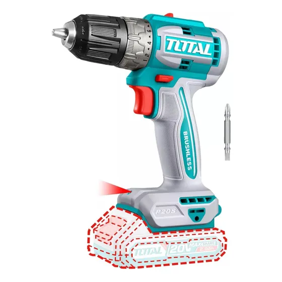 Taladro Atornillador Inalambrico 20v Brushless Sin Bateria