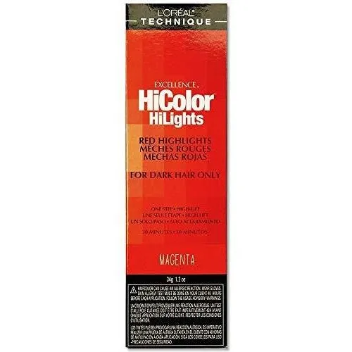 Loreal Excellence Hicolor Red Magenta Highlights, 12 Onzas