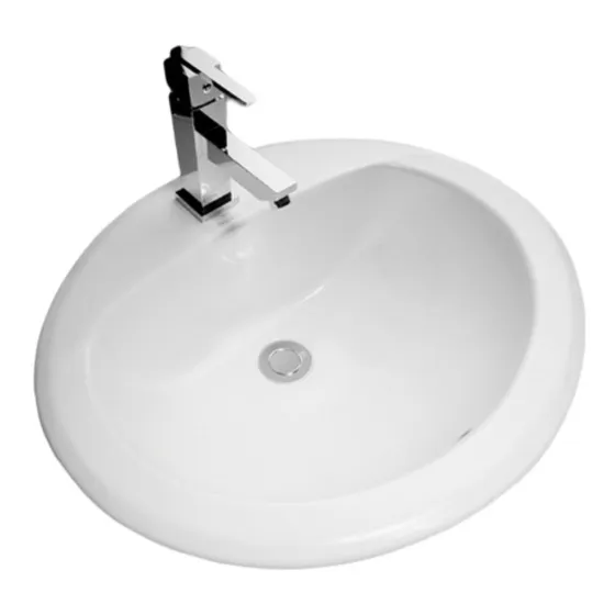 Lavamano Para Empotrar Modelo Oakbrook Venceramica