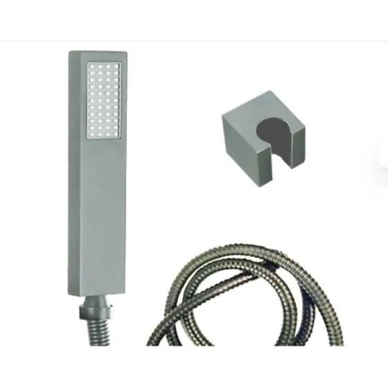 Kit Ducha Telefono Metalica Rectangular