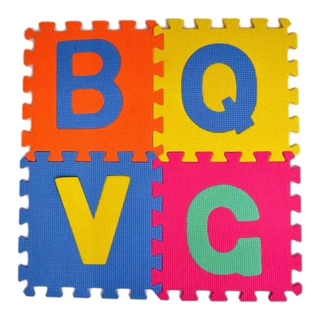 Piso Alfombra  De Goma Eva 10 Piezas Bebes Proteccion 