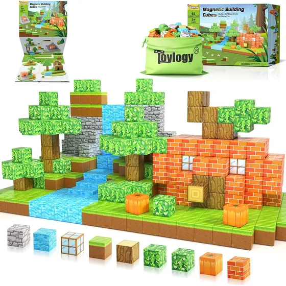 Bloques Magnéticos: Build Mine Magnet World Pumpkin Edition 