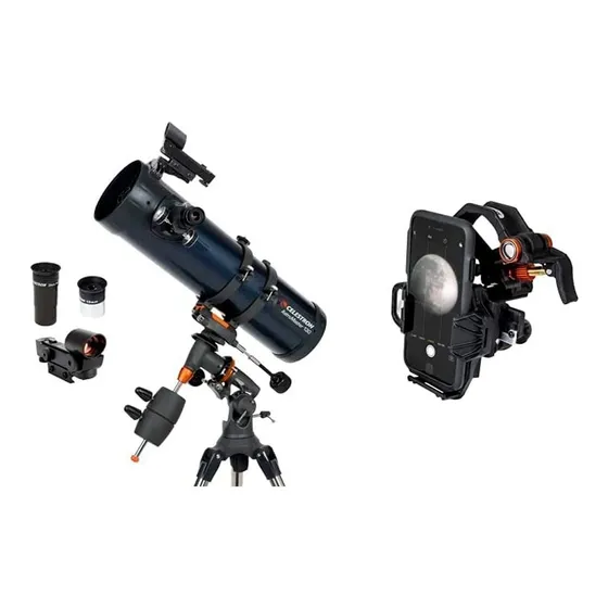 Telescopio Celestron Astronomico Profesional 130 Eq Celular