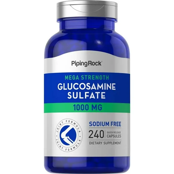 Piping Rock  Sulfato De Glucosamina 1000mg 240 Cápsulas