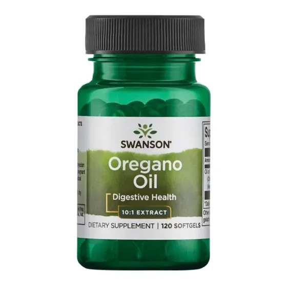 Swanson | Oregano Oil 10:1 Extract 150 Mg | 120 Softgels | Extracto 10:1 De Aceite De Oregano