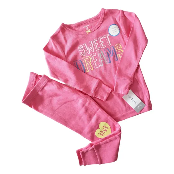 Pijama Carters Rosa 24 Meses 2 Piezas 