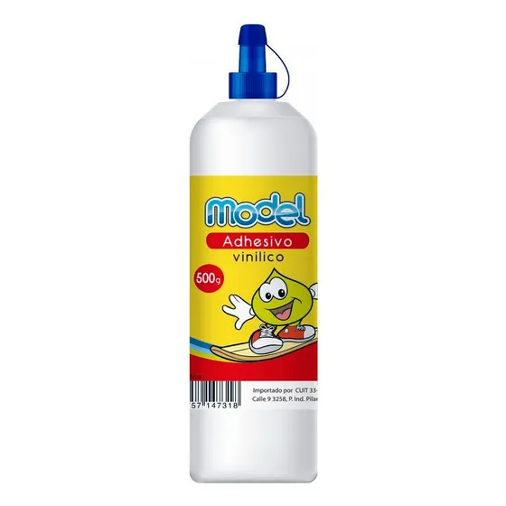 Adhesivo Vinilico Model X 500grs Cola Escolar (blanco)