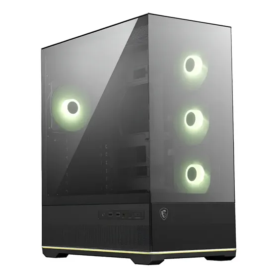 Case Msi Mag Pano 110r Pz Mini-itx Micro-atx Atx Mid Tower Negro | Cuotas sin interés