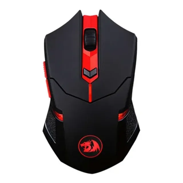 Kit Redragon Padmouse/mouse inalambrico M601WL-BA negro y rojo