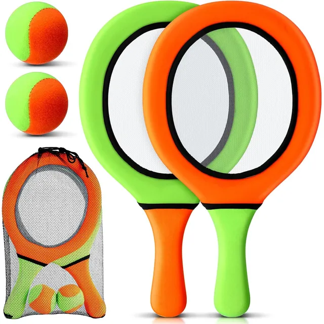 Set De Raquetas Y Pelotas De Playa Tenis Juego Camping