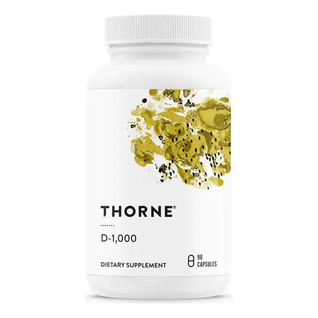 Vitamina D3 1000 Iu Thorne 90 Cápsulas