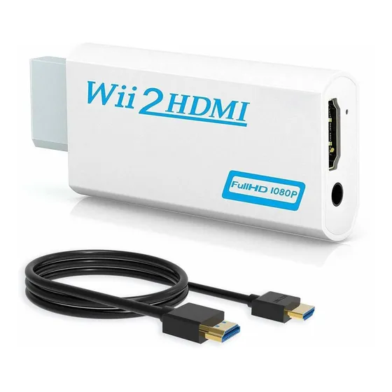 Convertidor Wii Hdmi Adaptador Conector Video Audio  in