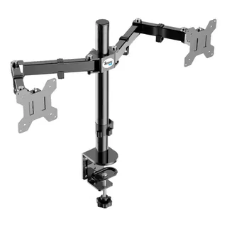 Suporte 2 Monitores Duplo Braço Articulado Fixa Mesa Vesa Suporte 2 Monitores Duplo Braço Articulado Fixa Mesa Vesa