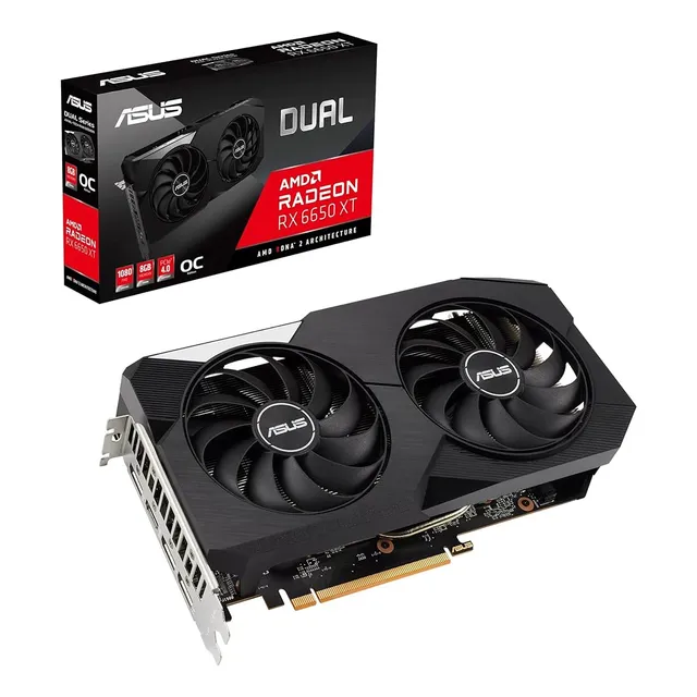 Asus Dual Amd Radeon Rx 6650 Xt Oc Edition Tarjeta Gráfica P