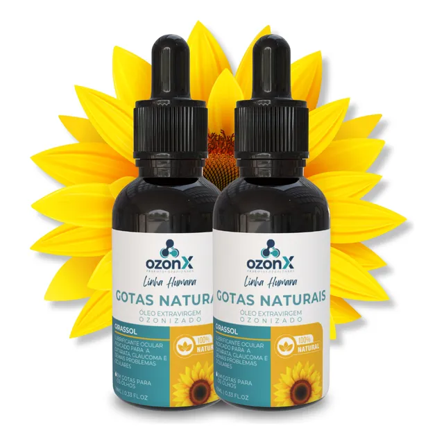Suplemento Ocular Ozonizado - Catarata / Glaucoma 10ml Kit 2