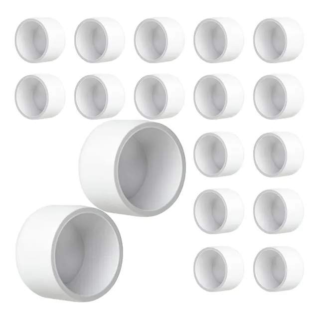 30 Accesorio Tapa Pvc 3 4  Plana Para Construir Muebl Tubo J