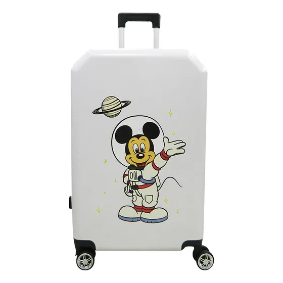 Valija Infantil Mickey 61 Cm Con Candado De Seguridad Mickey Blanco