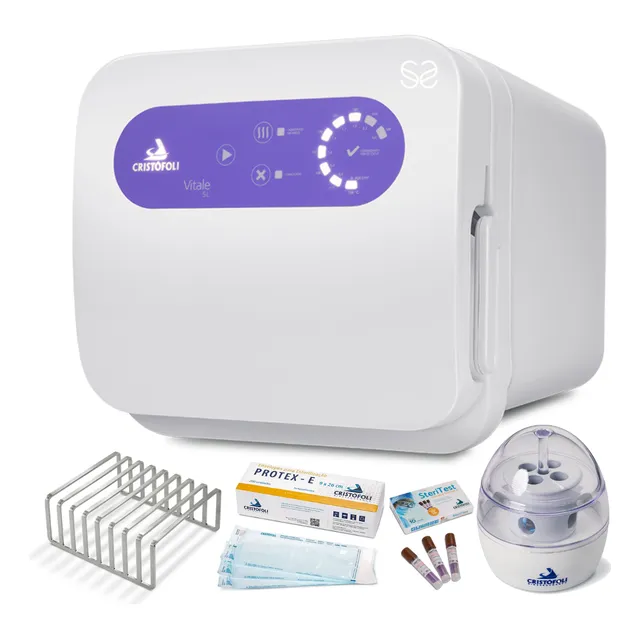 Autoclave Cristófoli Vitale 5 Litros Inox Anvisa Bivolt
