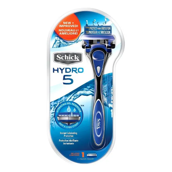 Afeitadora Schick Hydro 5 Con 1 Mango Y 1 Cartucho