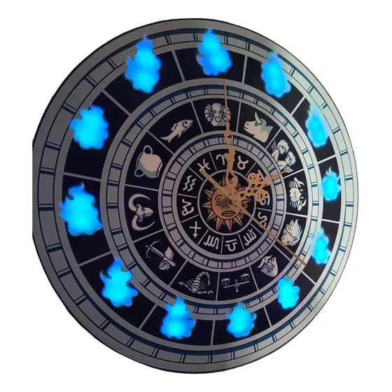 Reloj Saint Seiya Con Luz Led! + Fuente De Regalo!