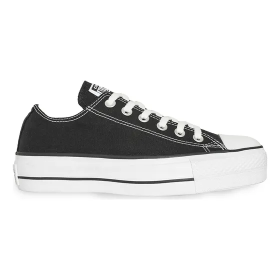 Zapatillas Converse All Star Plataforma Lona Blanca