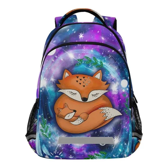 Mochila Para Mujer Hombr Niño Ligera Viaje Escolar Raya 11.6