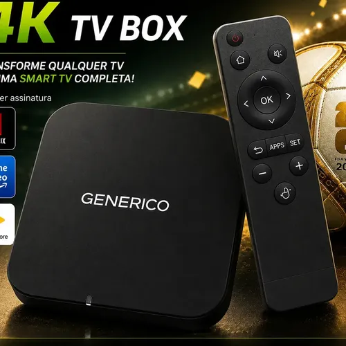 Apple TV 4K (Wi‑Fi) A2737 3ª Geração 2022 de voz 4K 64GB preto