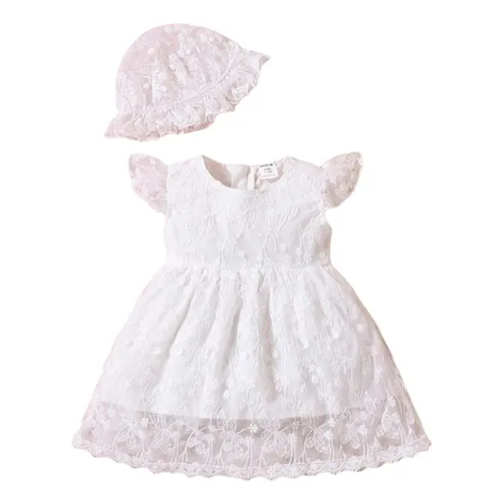 Vestido Bautizo Bebé Niña