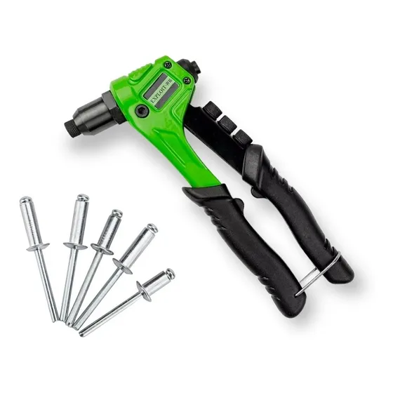 Remachadora Pop Manual Tipo Profesional  8'', Marca Jinma.
