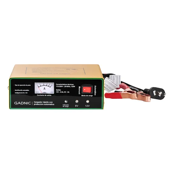 Cargador Bateria Auto Gadnic Carga Automatica