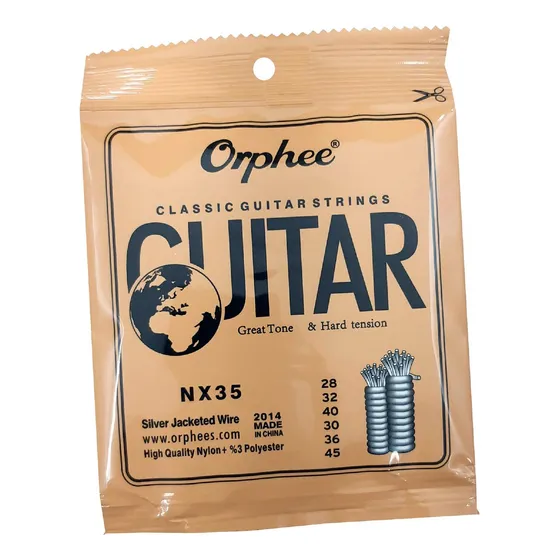 Encordado Clasica Tension Alta Orphee Strings Nx35