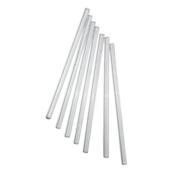 20 Varillas Agitadoras Vidrio Reciclado 