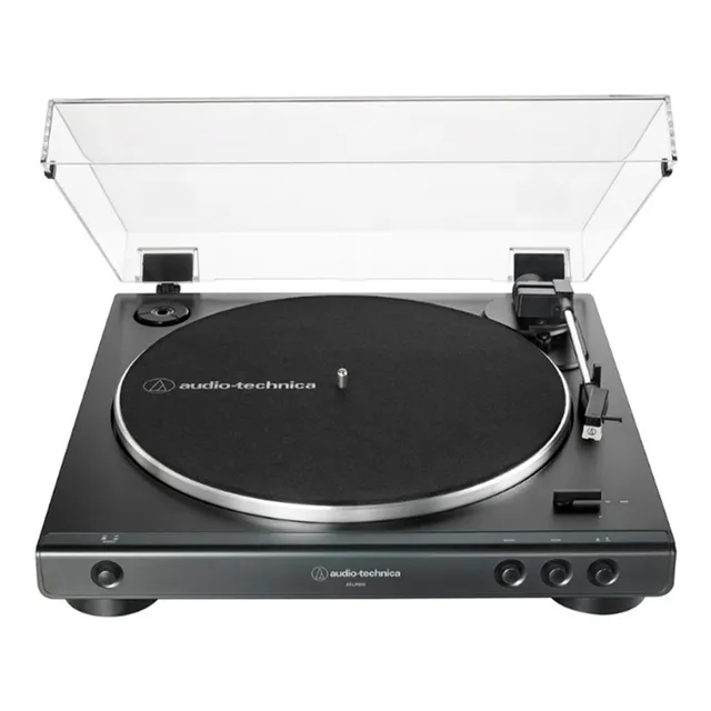 Tornamesa Audio-Technica AT-LP60X-BK color negro